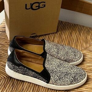Ugg • CAS Exotic Genuine Calf Hair Slip On Sneaker